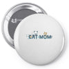 cat mom Pin-back button