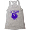 it goes down as the dm Racerback Tank