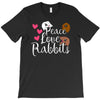 peace love rabbits T-Shirt