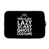 this is my lazy ghost costume 3 Laptop sleeve