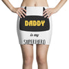 daddy is my superhero Mini Skirts