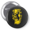 badger crest Pin-back button