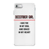 December Girl iPhone 7 Case