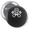 piston happy face Pin-back button