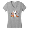 pumpkin slaughter Women's V-Neck T-Shirt