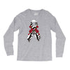 carcinoid cancer ribbon and rose Long Sleeve Shirts