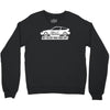 honda crx ed9 ee8 artwork jdm drift dope racing Crewneck Sweatshirt