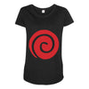 uzumaki clan symbol crest   otaku cosplay anime fan naruto gift expo t Maternity Scoop Neck T-shirt