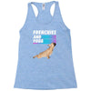 frenchies and yoga Racerback Tank