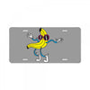 banana wobbler License Plate