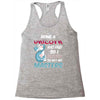 being a unicorn Racerback Tank