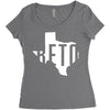 Beto Texas Map Women's Triblend Scoop T-shirt