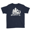 roughin' it roughing trailer camping camp Youth Tee