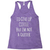 coffee tee Racerback Tank