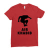 air khabib silhouette Ladies Fitted T-Shirt