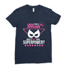 Super Mom-What's Your Superpower? Ladies Fitted T-Shirt