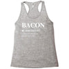 Bacon Noun Racerback Tank