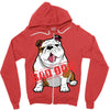 bad dog Zipper Hoodie