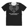 all time popular vr782 teaching is like pi best trending All Over Women's T-shirt