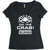 v t shirt inspired by deadliest catch   on the crab. Women's Triblend Scoop T-shirt