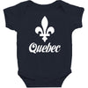 quebec canada Baby Bodysuit