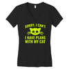 sorry i cant Women's V-Neck T-Shirt