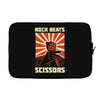 rock beat scissors Laptop sleeve