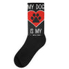my dog is my valentine Socks