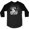 affen geil  fun ,spr&uuml;che,lustig,affe,mittelfinger,stinkefinger,party 3/4 Sleeve Shirt