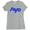 vote aye for scotland scottish yes independence Ladies Fitted T-Shirt