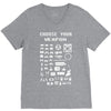 choose your weapon gamers V-Neck Tee