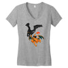 dragon duel collide Women's V-Neck T-Shirt