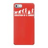evolution of a zombie iPhone 7 Case