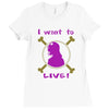 nico robin One Piece Ladies Fitted T-Shirt