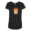 espresso patronum Maternity Scoop Neck T-shirt