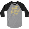 happy st patrick's day 3/4 Sleeve Shirt