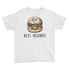 Burger and Fries Best Friends Youth Tee