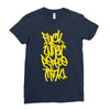 fuck what people think Ladies Fitted T-Shirt