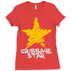 cribbage star Ladies Fitted T-Shirt