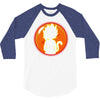 Kid Goku Saiyan With Dragon Ball 4 Star 3/4 Sleeve Shirt