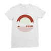 peaceful universe Ladies Fitted T-Shirt