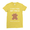 i can't feel my face Ladies Fitted T-Shirt