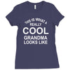 this is what a cool grandma looks like Ladies Fitted T-Shirt