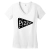 Pizza Women's V-Neck T-Shirt