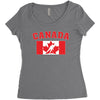 Canada Women's Triblend Scoop T-shirt