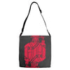 royal blues Adjustable Strap Totes