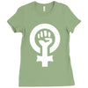 feminist human rights justice activist Ladies Fitted T-Shirt