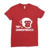 98% chimpanzee Ladies Fitted T-Shirt