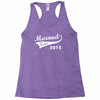 married since 2015   mens funny wedding marriage Racerback Tank