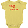 world in motion england italia 90 world cup football retro Baby Bodysuit